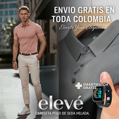 CAMISETA POLO ELEVE SEDA HELADA