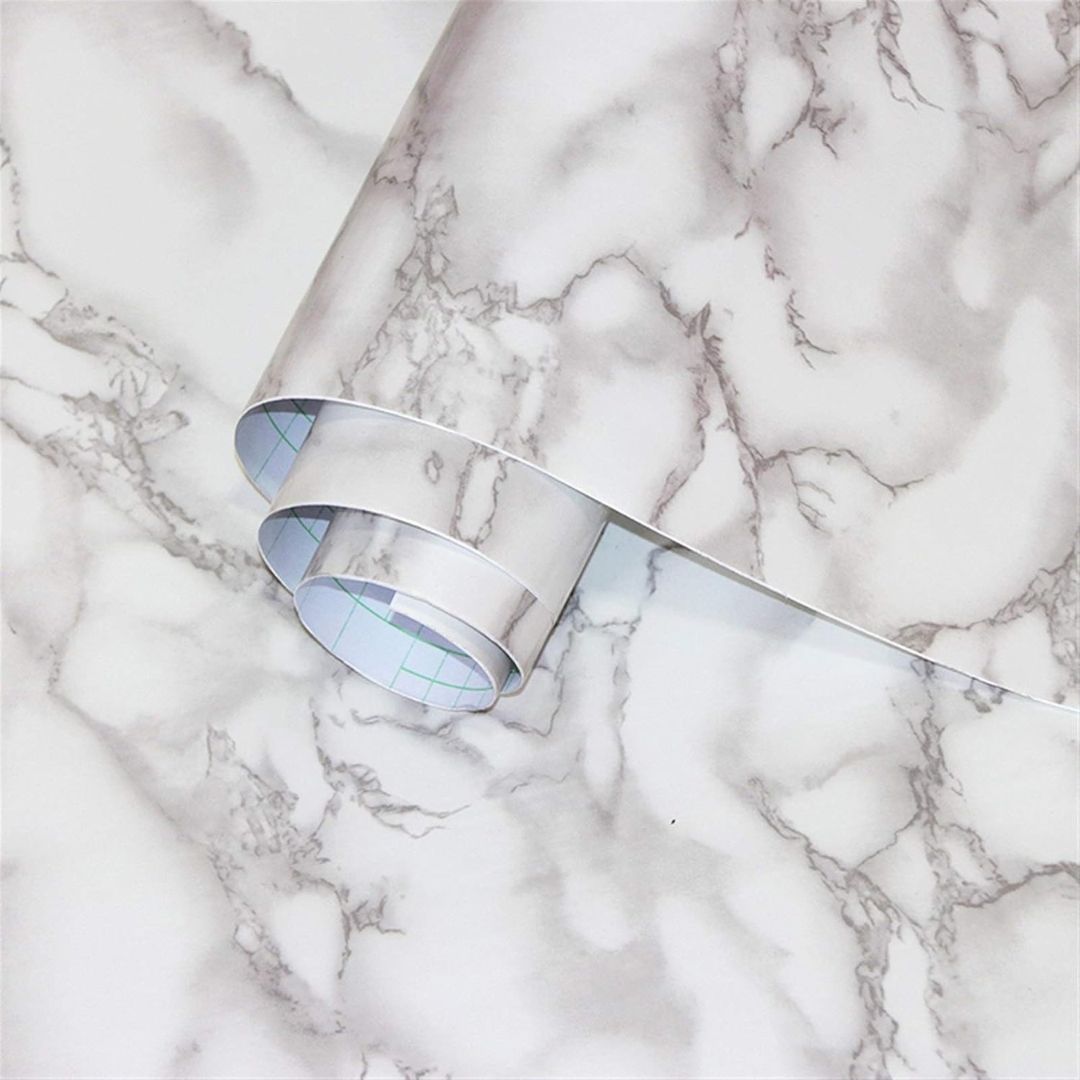 Papel Adhesivo Marmoleado Elegante: Transformación instantánea para tu hogar.