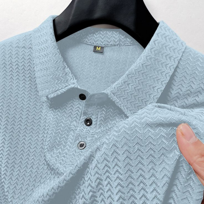 CAMISETA POLO SEDA HELADA.