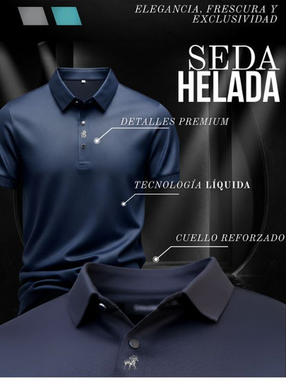 👕CAMISETA POLO ELEVE SEDA HELADA