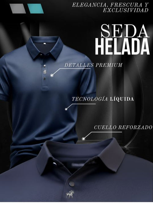 👕CAMISETA POLO ELEVE SEDA HELADA