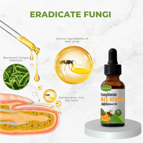 Fivfivgo™ FungiVanish Suero para tratamiento de uñas con veneno de abeja