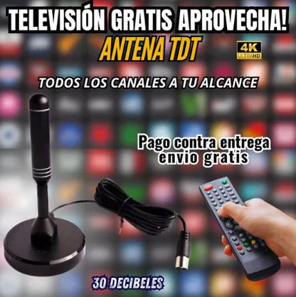 ANTENA TDT DE 30 DECIBELES + ENVIO GRATIS