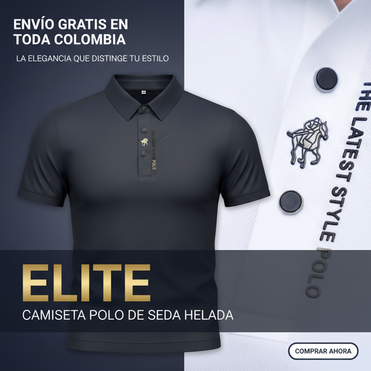 CAMISETA POLO ELITE SEDA HELADA