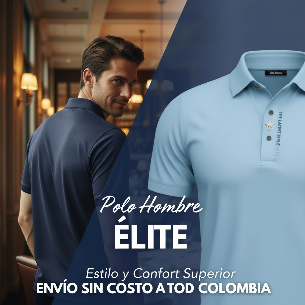 👕CAMISETA ELITE POLO SEDA HELADA.