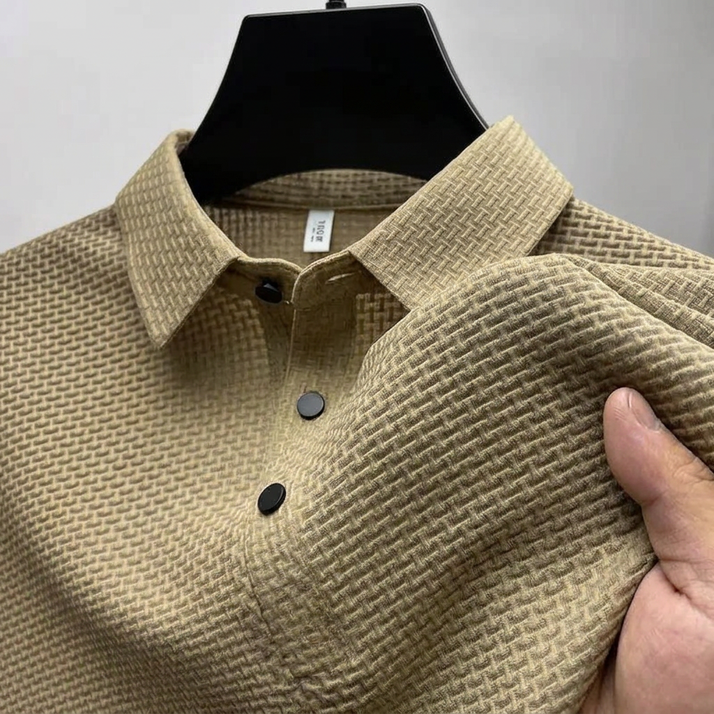 CAMISETA POLO SEDA HELADA.