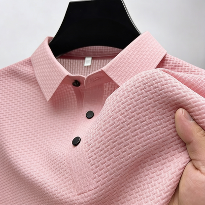 CAMISETA POLO SEDA HELADA.
