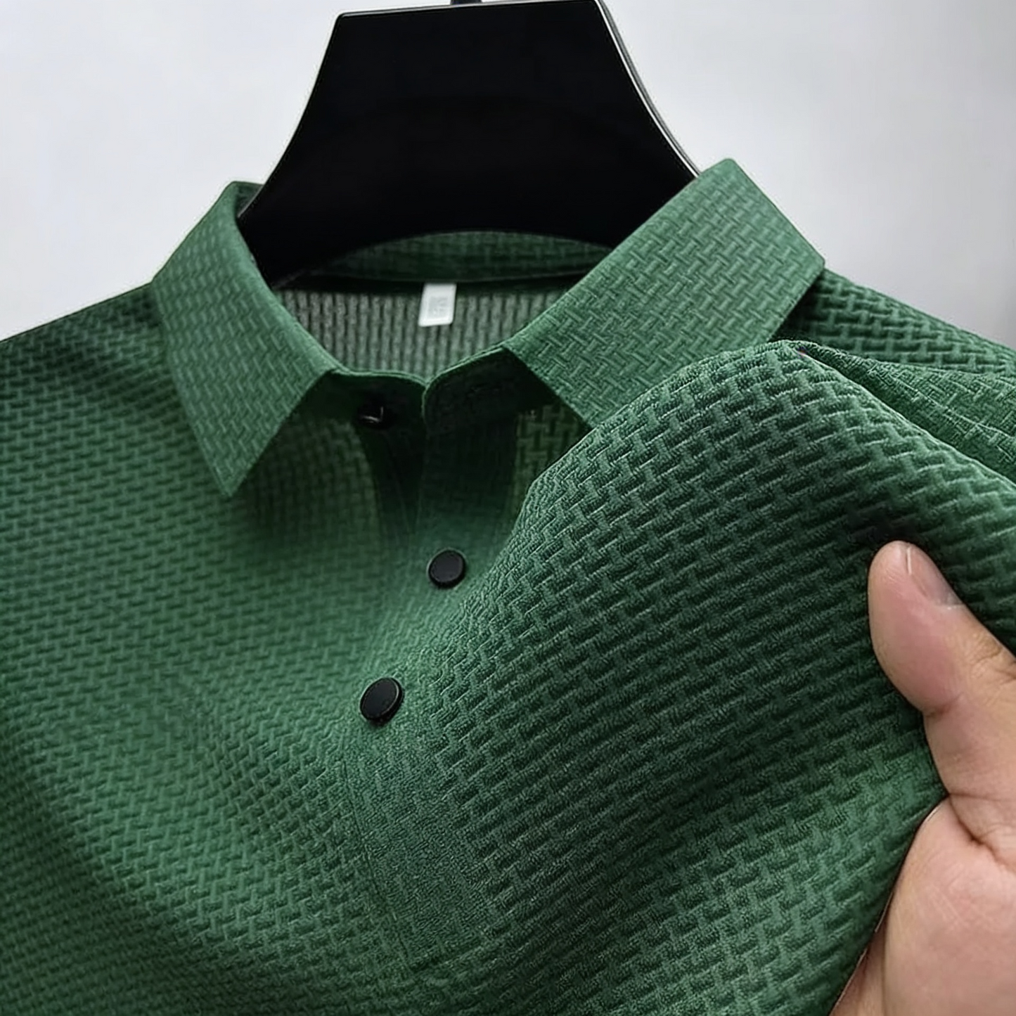 CAMISETA POLO SEDA HELADA.