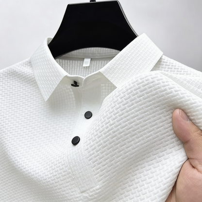 CAMISETA POLO SEDA HELADA.