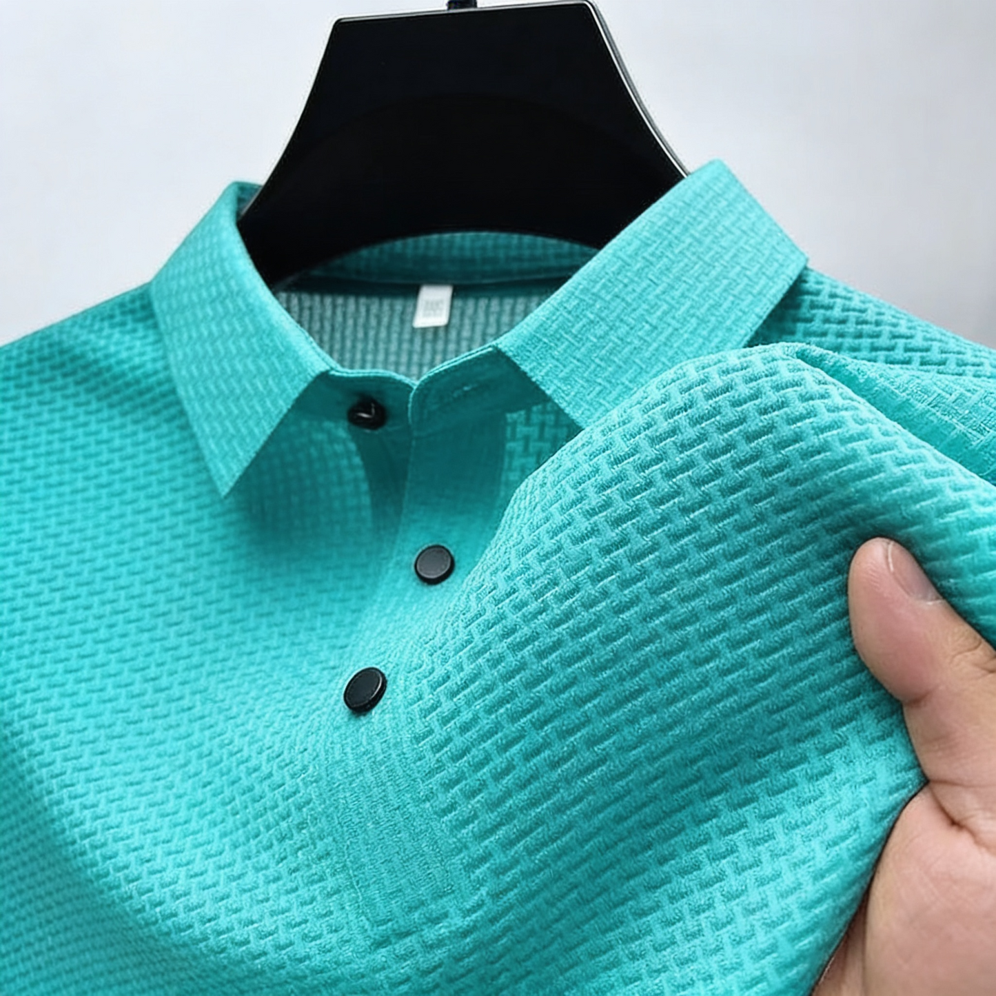 CAMISETA POLO SEDA HELADA.